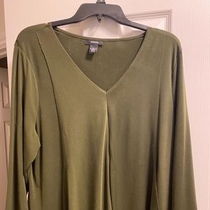 Alfani olive green tunic